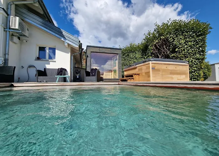 Bella & Flocon & Carnotzet Private Pool & Min 1 Week (adults Only) דירה