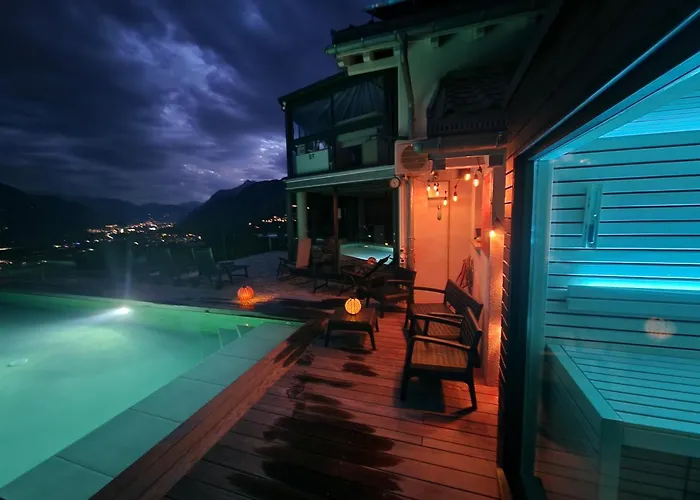 Appartamento Bella & Flocon & Carnotzet Private Pool & Spa Min 1 Week (Adults Only) Savièse